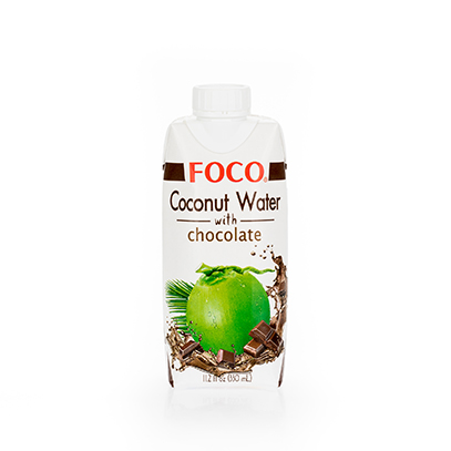 Кокосовая вода с шоколадом "Foco", 330 мл, Tetra Pak