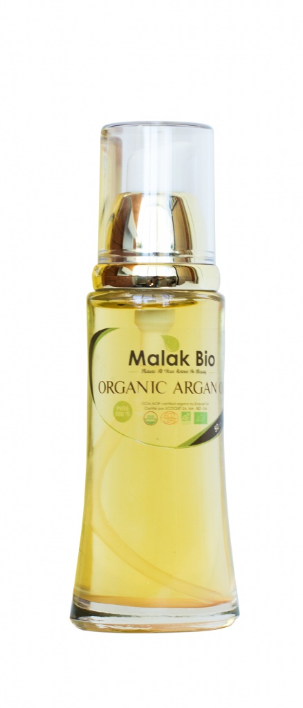 Органическое косметическое масло Арганы "Malak Bio" 50 мл. Производство Марокко