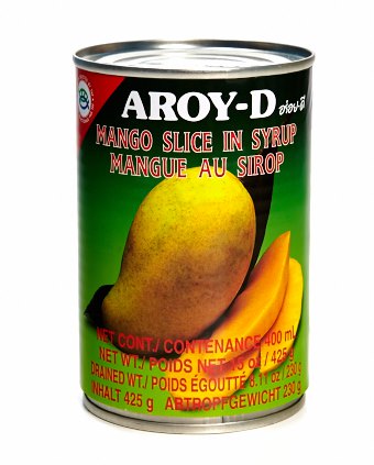 Манго (дольки) в сиропе "Aroy-d" 0,425 кг