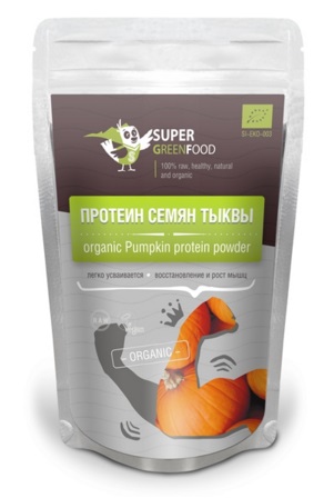 Протеин семян тыквы 200г, Super Green Food розница/опт