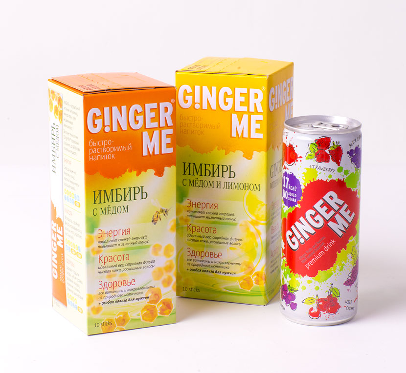 Напиток Ginger Me!® в алюминиевой банке 250 мл, производства Германия.