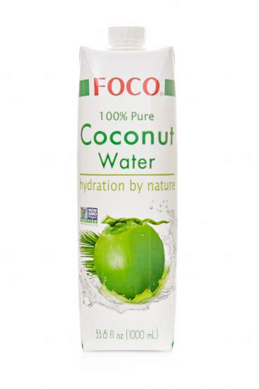Кокосовая вода "Foco" Tetra Pak 100% натуральная, без сахара