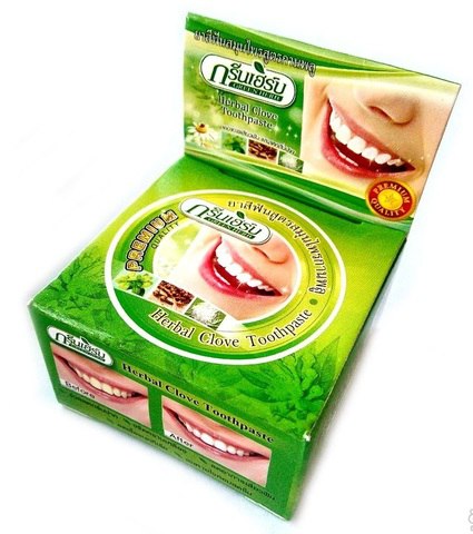 Зубная паста с зелеными травами Green Herb, 25гр