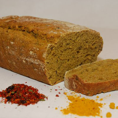 Овощной бездрожжевой хлеб из ржаной муки