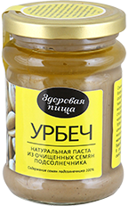 Натуральная паста Урбеч из семян подсолничника "Биопродукты"