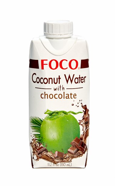 Кокосовая вода с шоколадом "Foco", 330 мл, Tetra Pak