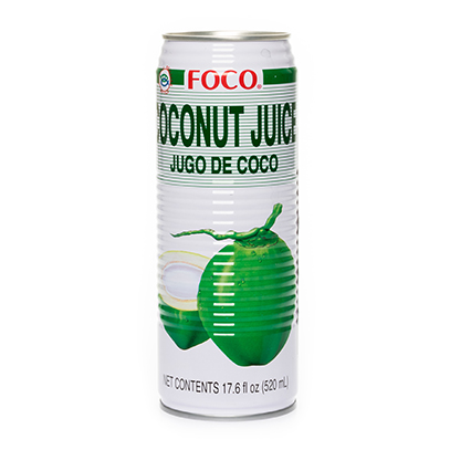 Кокосовый сок "Foco" с мякотью, 520 мл