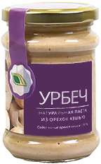 Натуральная паста Урбеч из орехов кешью "Биопродукты"