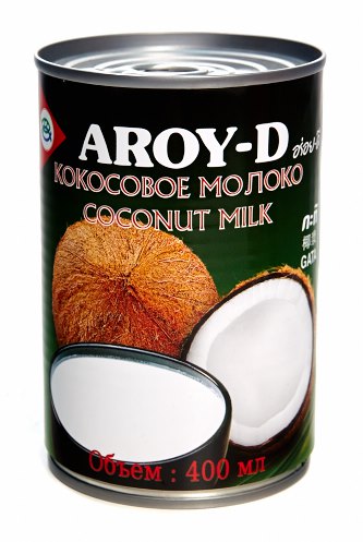 Кокосовое молоко "Aroy-d" 60%, 400 мл, ж/б (жирность-17-19%)