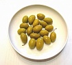 Оливки светлые Гайдуроэлья Atlas 71-90, метал. банка, 19 литр, вес нетто 13 кг